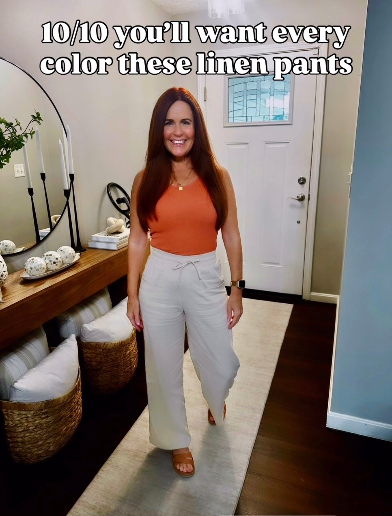10/10 you’ll want every color these linen pants!
I’m wearing smallest size available in everything.
#pants #tanks #wedges #amazon

#LTKPetite #LTKmomlife #LTKootd