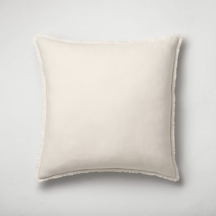 Euro Heavyweight Linen Blend Throw Pillow Mauve - Casaluna™ | Target