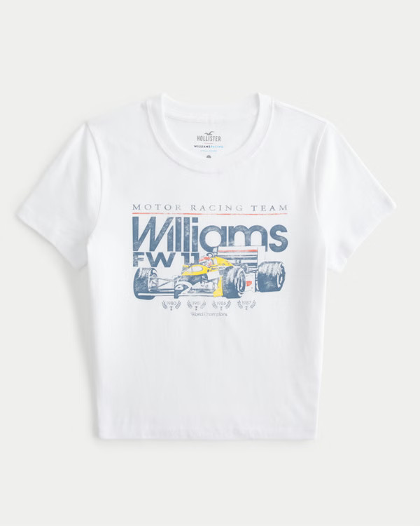 Williams Racing Graphic Baby Tee | Hollister (US)