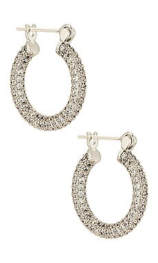 Pave Baby Skinny Amalfi Hoops
                    
                    Luv AJ | Revolve Clothing (Global)