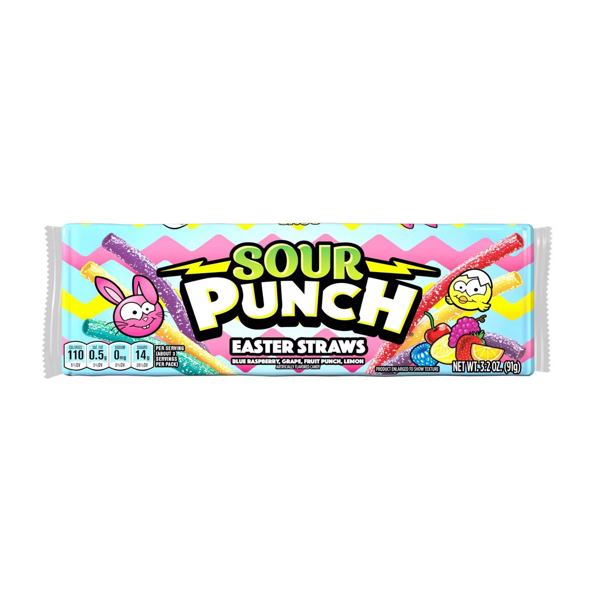 Sour Punch Easter Straws Tray - 3.2oz | Target