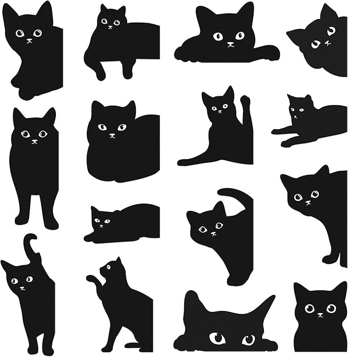 30 Pieces Magnetic Bookmarks for Book Lovers, Cat Cute Bookmarks, Kawaii Bookmark Cat Book Mark M... | Amazon (US)