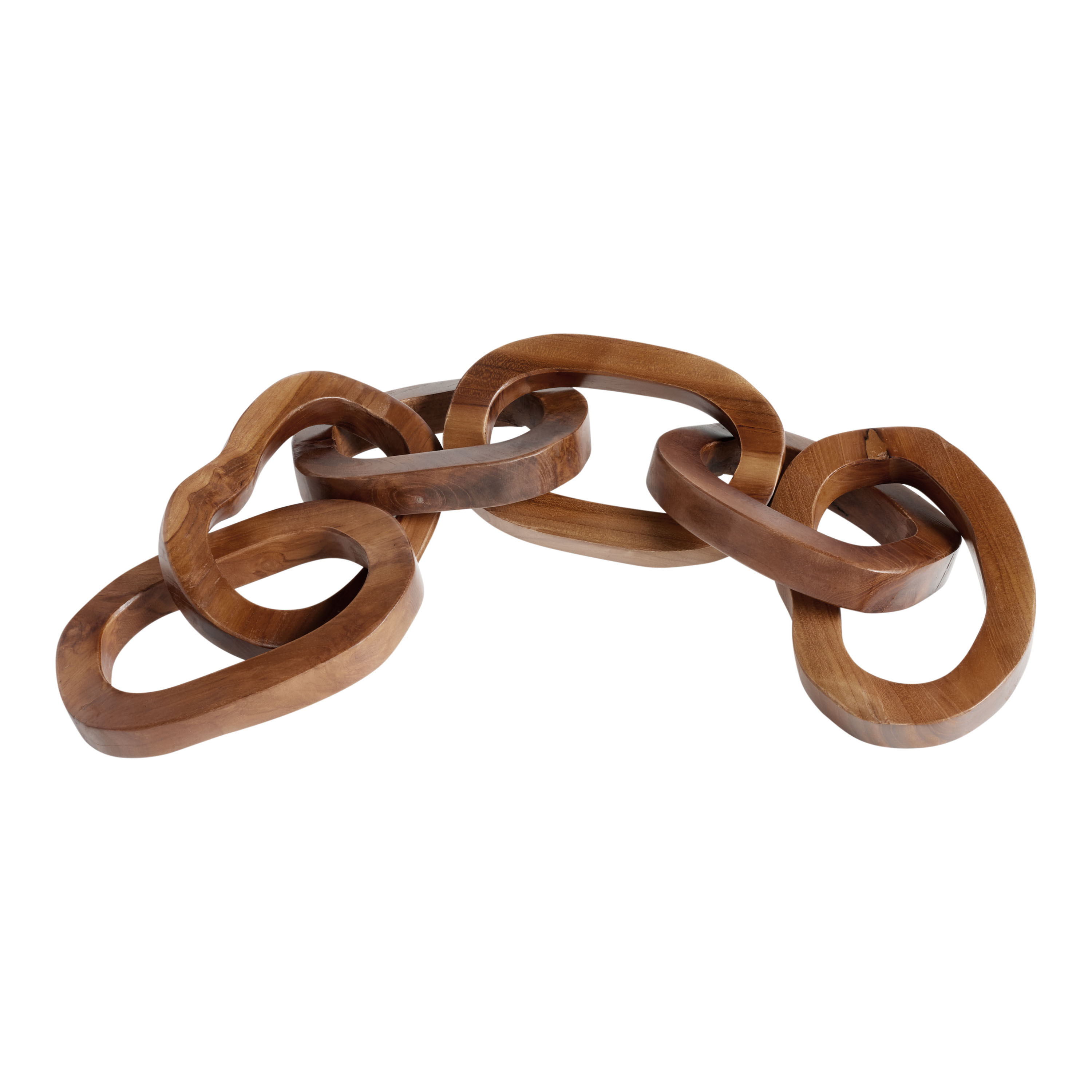 Teak Wood Chain Link Decor - World Market | World Market