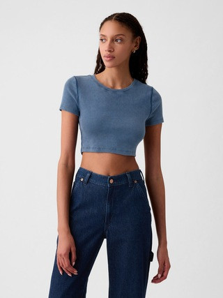 Modern Rib Ultra-Cropped T-Shirt | Gap (US)