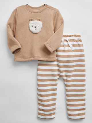 Baby Brannan Bear Stripe Outfit Set | Gap Factory