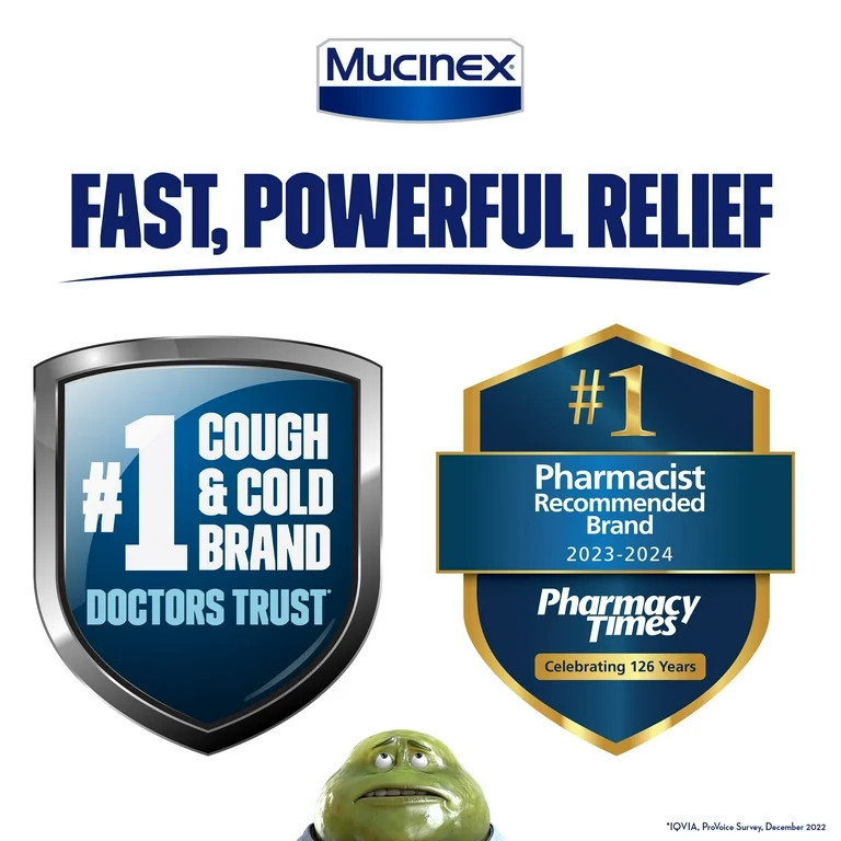 Mucinex DM Maximum Strength 12-Hour Expectorant and Cough Suppressant Tablets, 14 Count | Walmart (US)