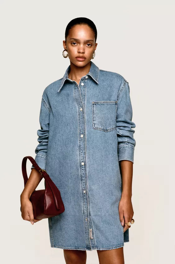 WILLY CHAVARRIA X ZARA DENIM DRESS | Zara US