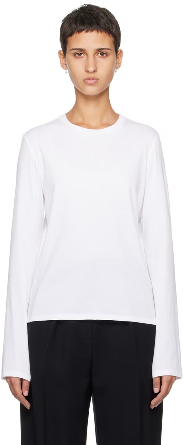 White Sherman Long Sleeve T-Shirt | SSENSE