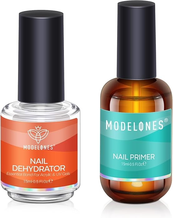 Modelones 15 ml Nail Dehydrator Primer Base Coat Dehydrate & Bond Primer Kit            
        ... | Amazon (US)
