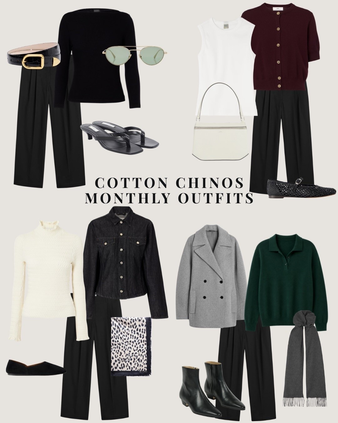 Cotton chinos outfit inspo. ￼

#LTKootd #LTKSeasonal #LTKOver40