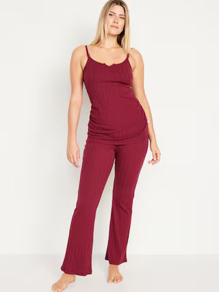 Maternity Pointelle Pajama Cami Top and Pants Set | Old Navy (US)