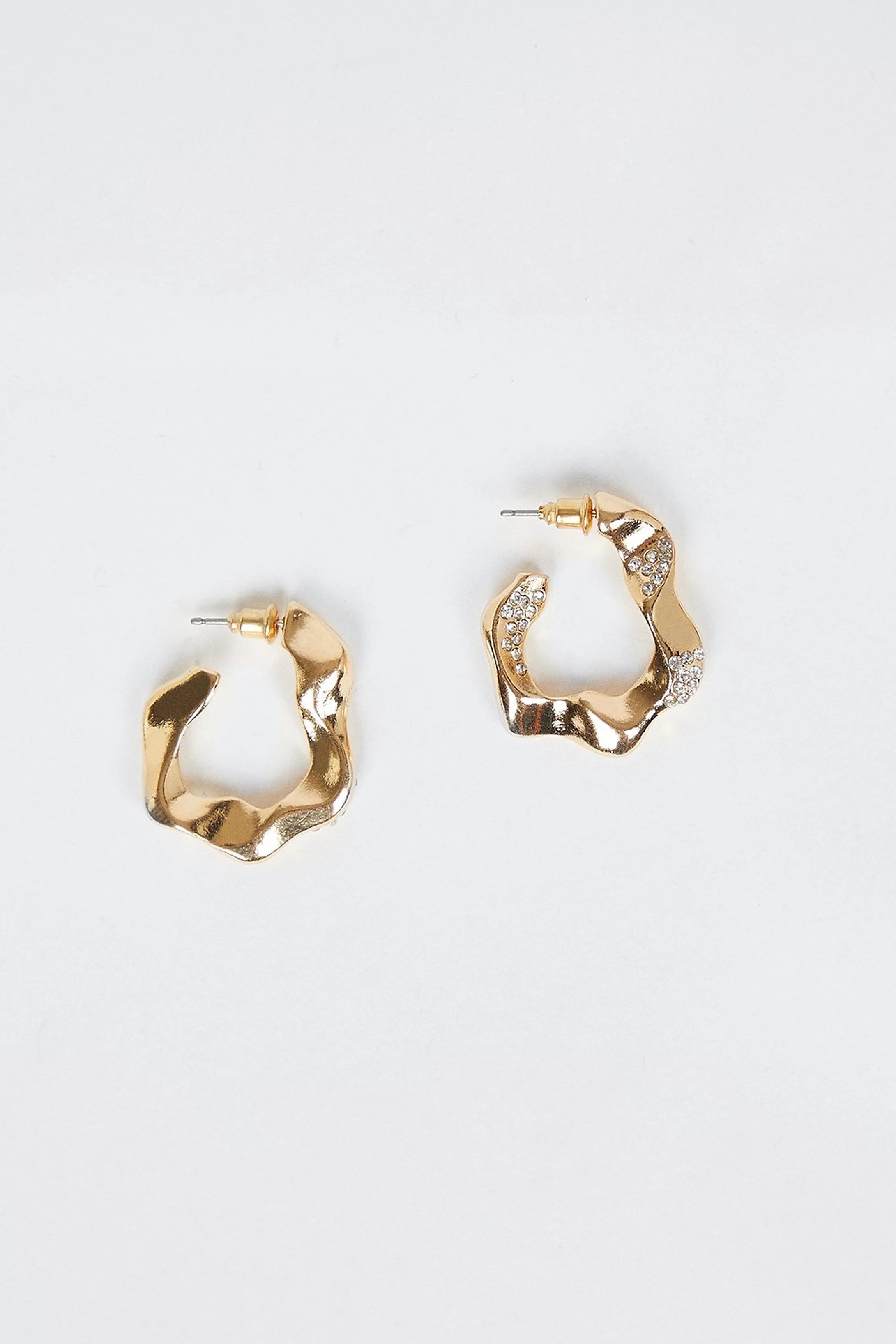 Twisted Gem Hoop Earrings | Oasis UK & IE 