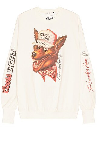 Beer Wolf Jumper in White | Revolve Clothing (Global)