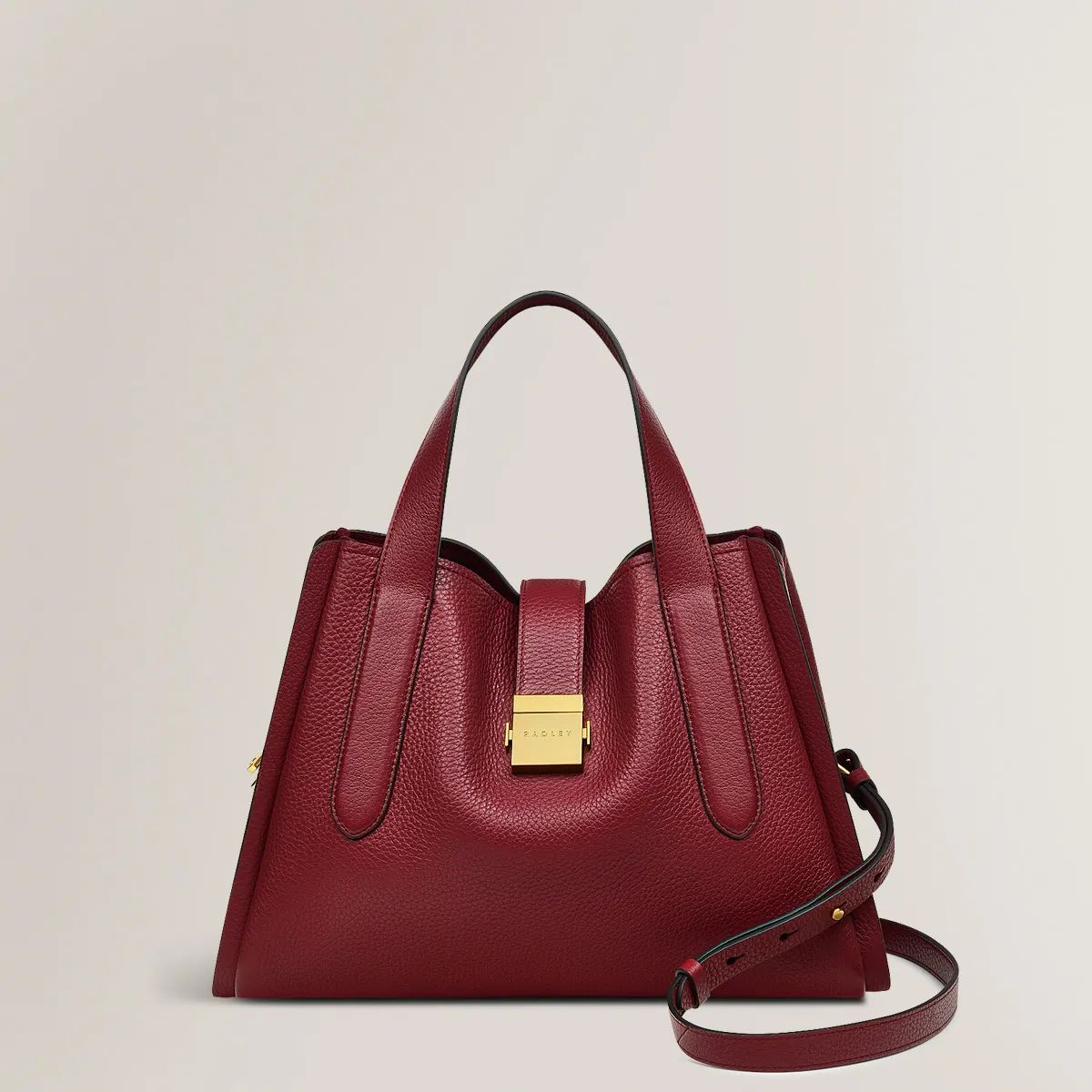 Cranberry Medium Red Ziptop Grab | Sloane Street AW24 | Radley | Radley London US