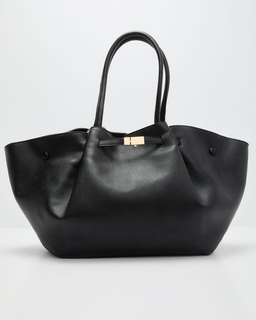 Delena Buckle Faux Leather Tote Bag | VICI