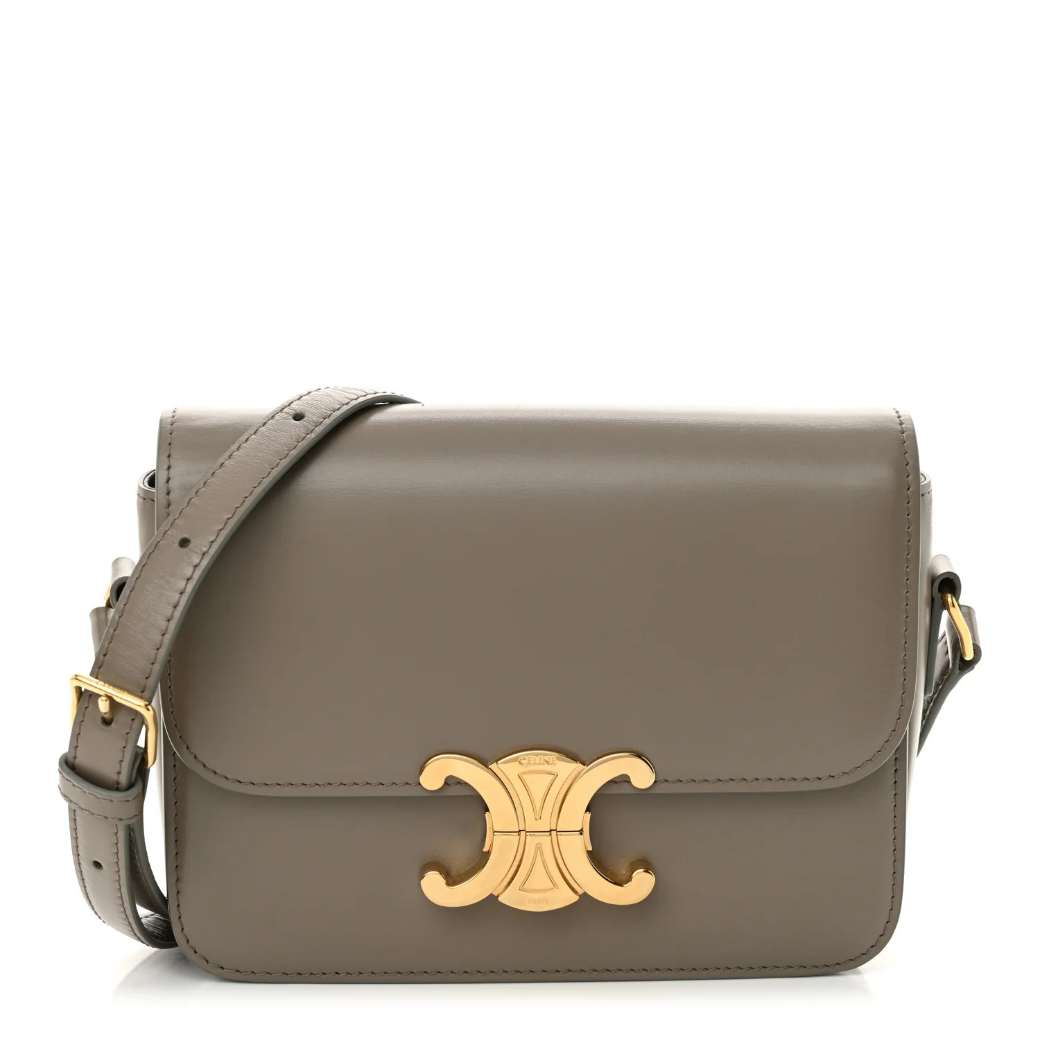 Shiny Calfskin Teen Triomphe Pebble | FASHIONPHILE (US)