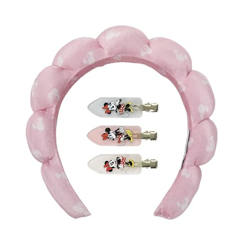 Disney's Minnie Mouse Hair Clips and Headband 4-Piece Hair Accessories Set | Amazon (US)