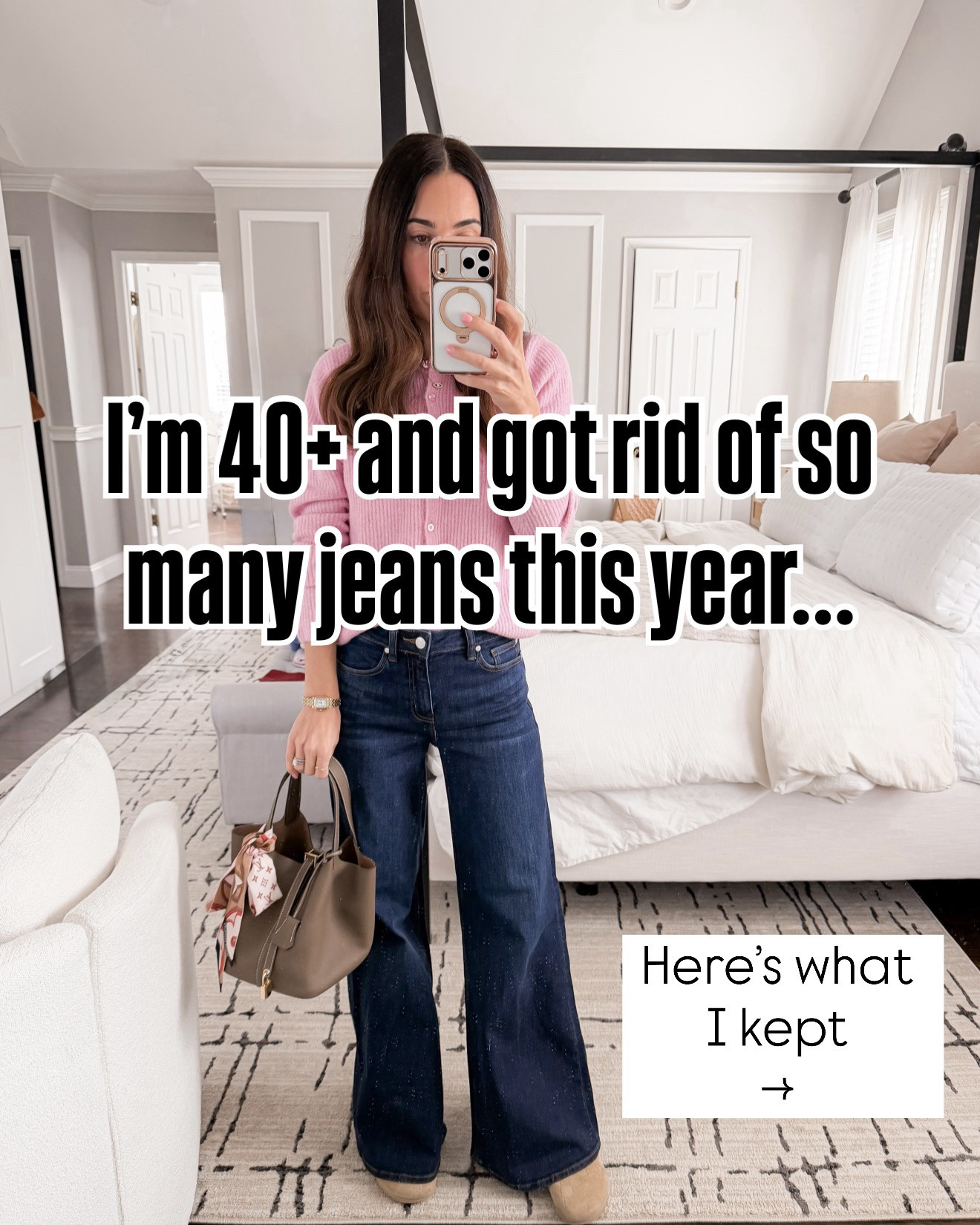 💬”JEANS” and I’ll send all the 👖 
40+ and officially done hoarding jeans 😅
These are the pairs that earned their spot — flattering, comfy, and actually get worn.
If you’re rebuilding your denim lineup, start here.
🔗


#LTKOver40 #LTKSeasonal #LTKmomlife