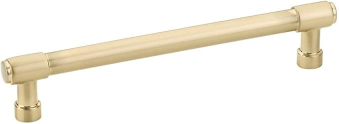 Emtek Jasper Pull Available in 7 Sizes in 6 Finishes - 86689US4 - (Center to Center 6", Satin Bra... | Amazon (US)