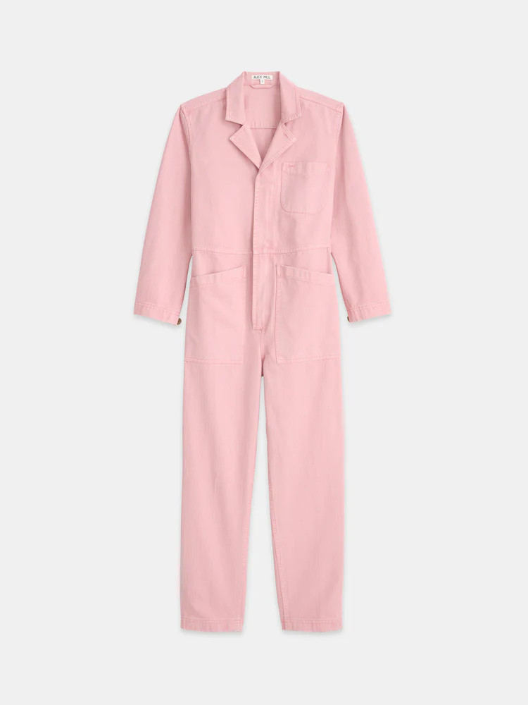 Standard Zip Jumpsuit in Herringbone | Alex Mill