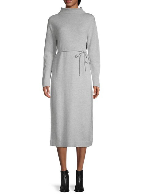 Funnelneck Knit Midi Dress | Saks Fifth Avenue OFF 5TH