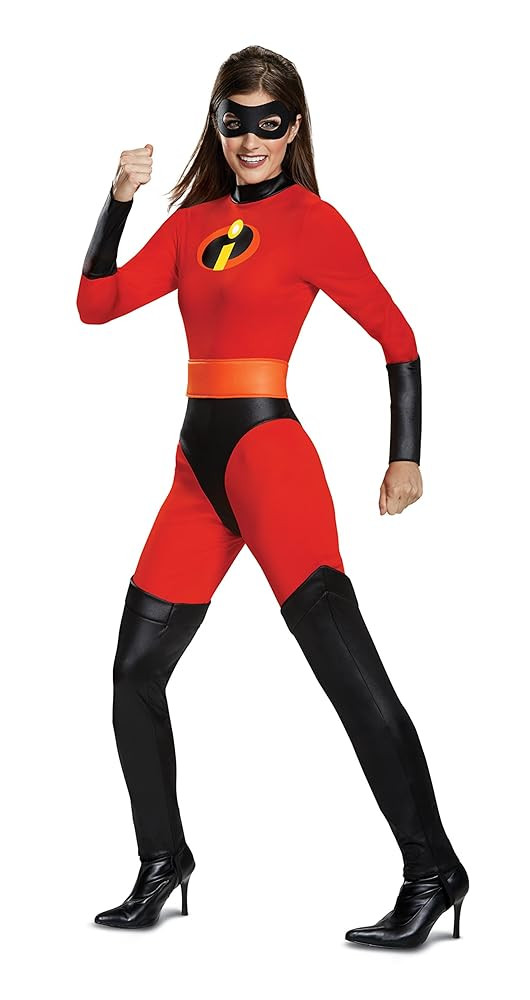 Disguise The Incredibles Mrs. Incredible Classic Costume, Official The Incredibles Adult Costume | Amazon (US)