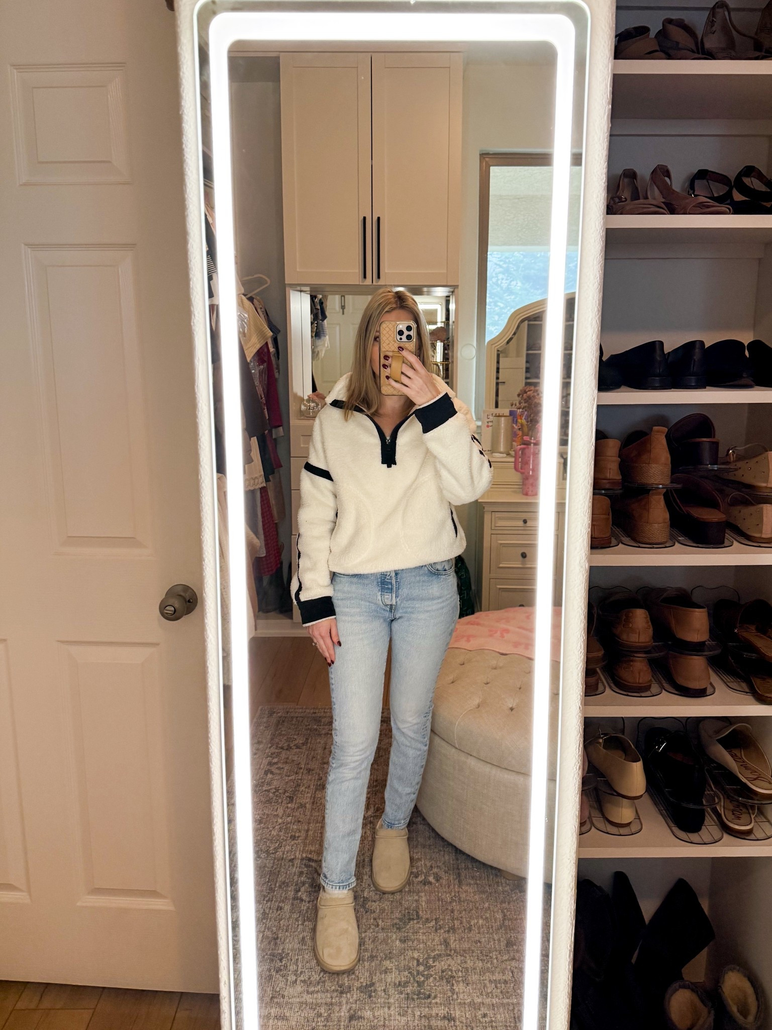 This pullover feels just as soft and cozy + cute as my FP one. 

Jeans are old Levi’s 501 skinny

Wearing size 6 in the kids boots. Usual shoe size= 6.5

#LTKPetite #LTKmomlife #LTKootd