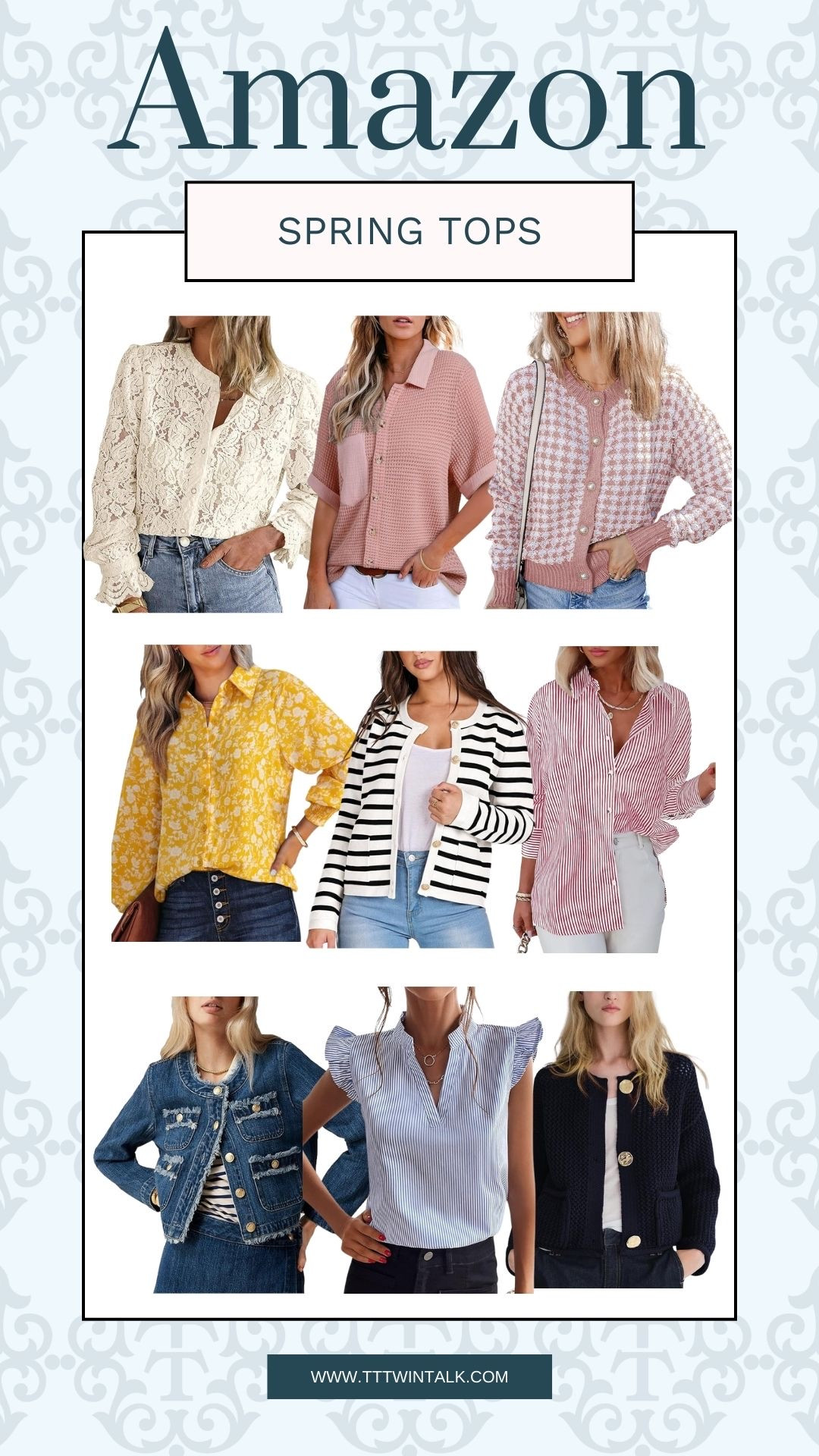 These spring tops from Amazon are all under $50! 

#LTKFindsUnder50 #LTKStyleTip