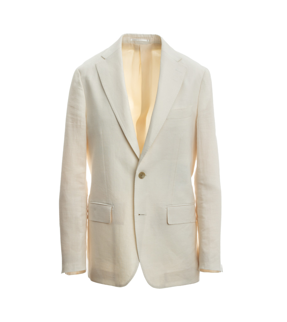 Cream Linen Suit | He Spoke Style