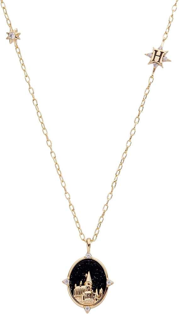 Alex and Ani Harry Potter™ Hogwarts Pendant Necklace, Shiny Gold | Amazon (US)
