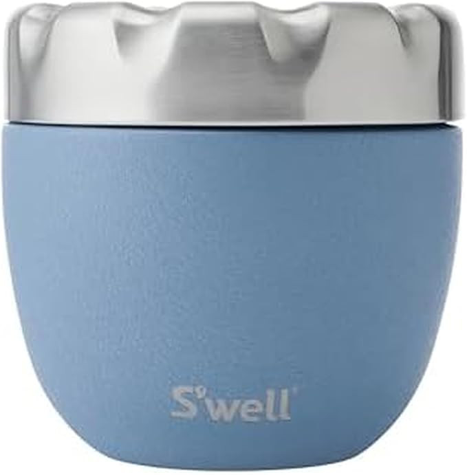 S'well Eats Stainless Steel Food Bowls, 21.5oz, Desert Sky, Triple-Layered Vacuum-Insulated Conta... | Amazon (US)