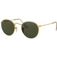 Ray Ban Round metal Unisex Sunglasses Lenses: Green, Frame: Gold - RB3447 001 53-21 | Ray-Ban UK