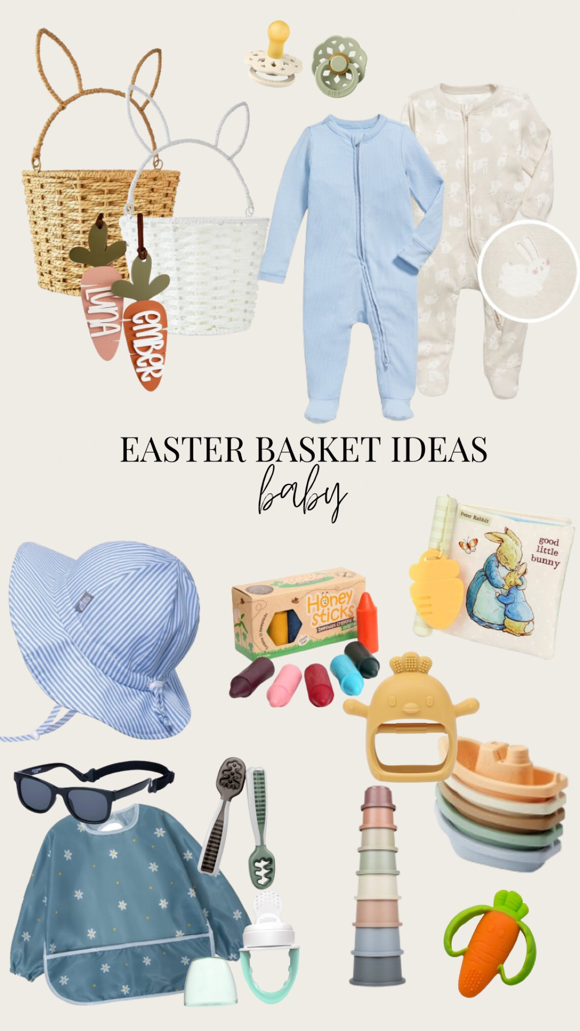 easter basket ideas - baby 🐰🍼
.
.
.
#easterbasketideas #easterbasket #babyeasterbasket #amazonfinds #amazoneaster #amazoncanada #easter #easterbaby #canadianmomblogger #canadianlinks #ltkeaster #ltkeasterbaskets

#LTKbaby #LTKSeasonal #LTKSpringSale