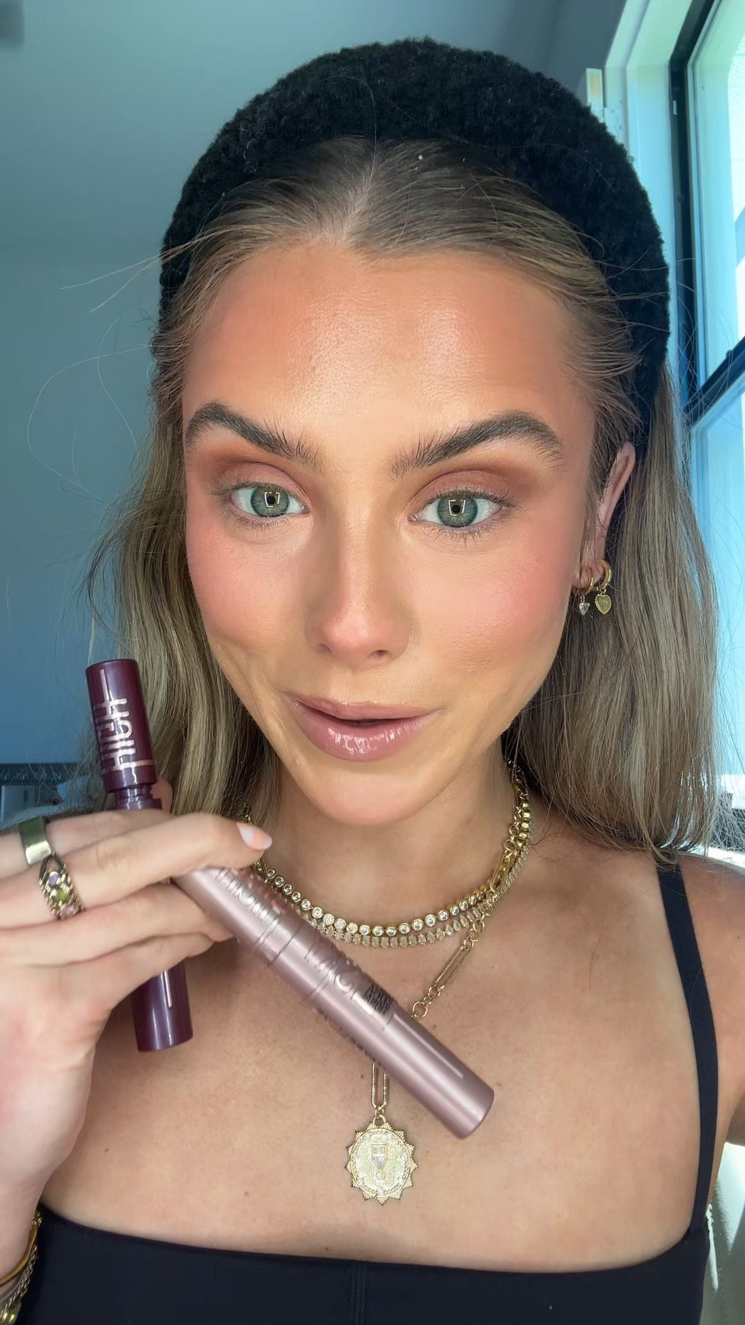 Sky High lash impact from every angle! Maybelline's Lash Sensational Sky High lengthening plum purple mascara delivers full volume and limitless length. Exclusive Flex Tower mascara brush bends to volumize and extend every single lash from root to tip. Washable mascara formula infused with bamboo extract and fibers for long, full and lightweight lashes, that don't flake or smudge. Allergy tested. Ophthalmologist tested. Suitable for sensitive eyes and contact lens wearers. Removes easily.

For best results, hold Maybelline Lash Sensational Sky High mascara's flexible brush against lashes and extend from root to tip repeatedly until desired volume and length is achieved.

#LTKBeauty #LTKFindsUnder50 #LTKgrwm