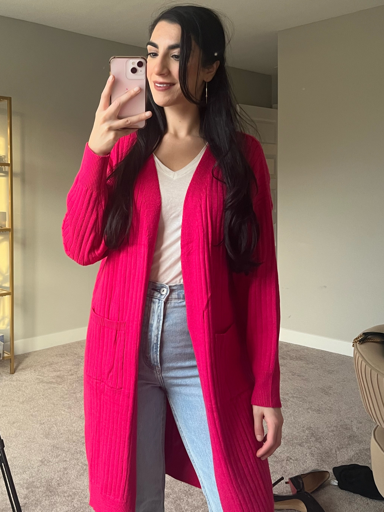 Amazon cardigan
Pink cardigan
