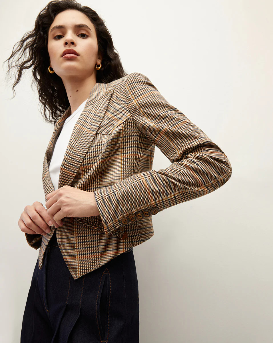 Donelson Plaid Jacket | Veronica Beard