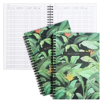 Paper Junkie 2 Pack Accounting Ledger Book for Bookkeeping, Money Spending Tracker Expense Notebook for Small Business (100 Pages) | Target
