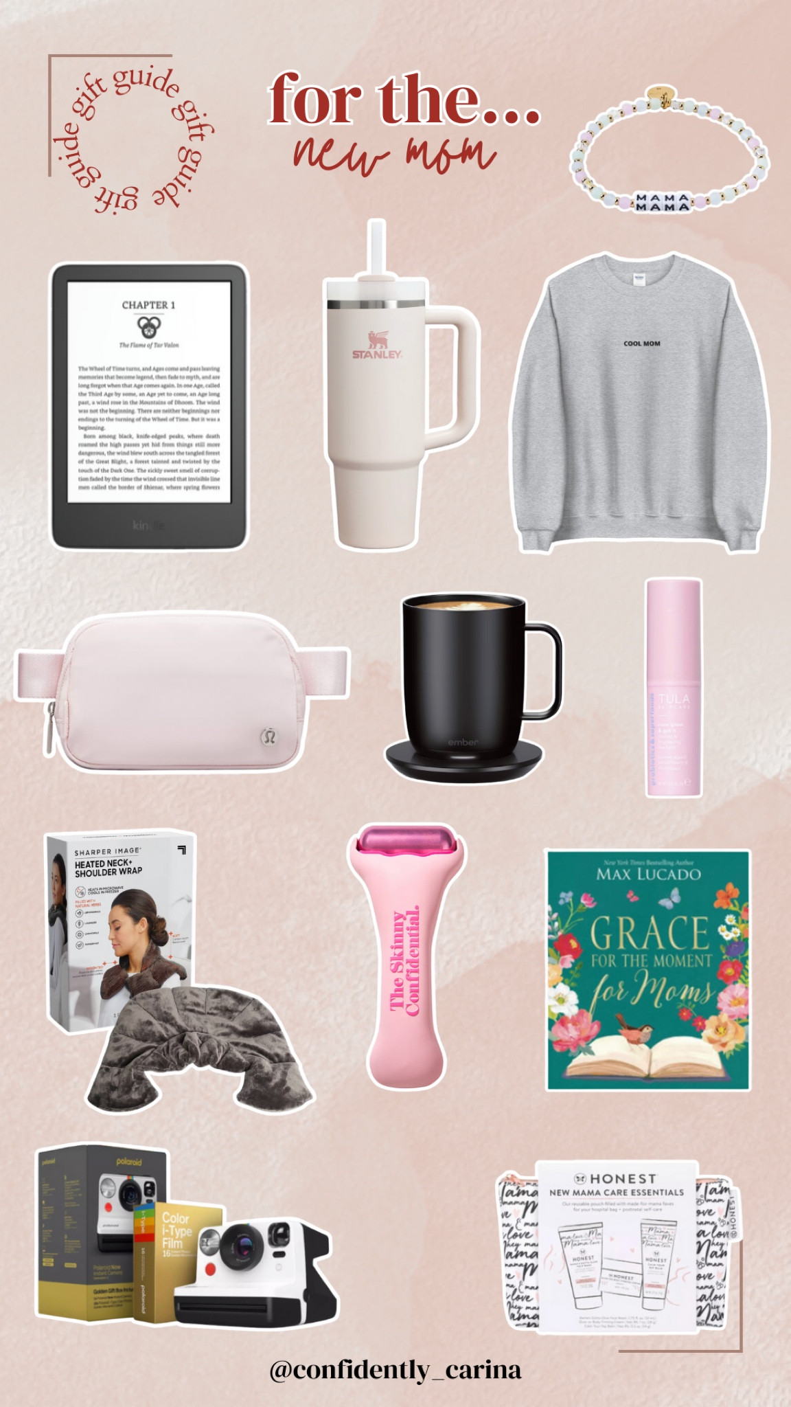 Gift ideas for the new mom! 

Gift guide, Christmas gift ideas, Christmas gift guide, new mom, postpartum 

#LTKFamily #LTKHoliday #LTKGiftGuide
