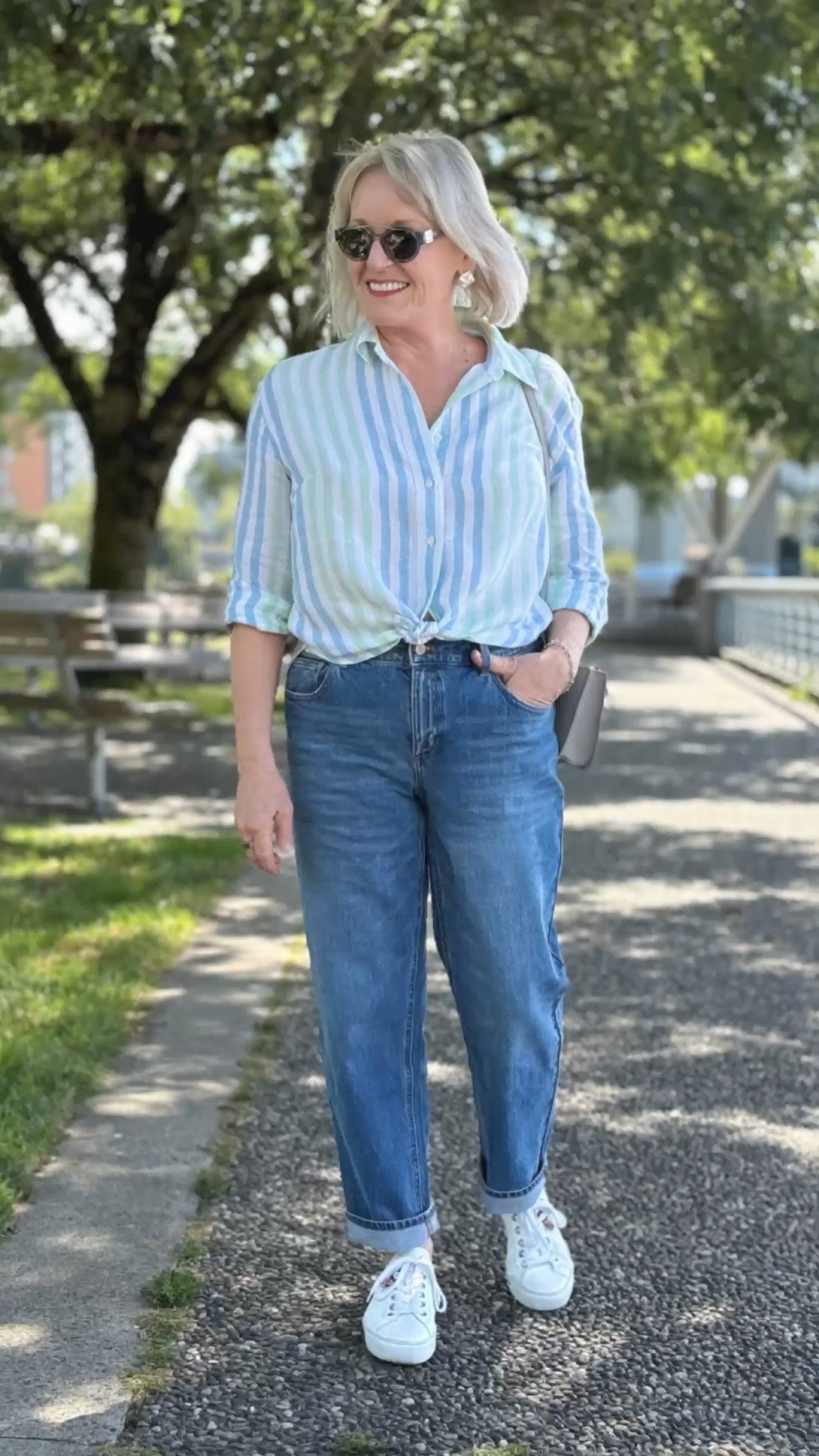 Talbots Semi-Annual Red Door Sale is on with 40% off markdowns on all your summer favorites!
I’m wearing the Playful Stripe Linen shirt with their Stovepipe Straight-Leg Jeans and with their Girlfriend Denim Shorts  
Talbots is a size inclusive brand that has been providing women with timeless, modern, classic, high-quality fashion for 75 years. 
Shop now to save! 
@talbotsofficial #talbots #ad

#LTKSaleAlert #LTKOver40 #LTKPetite