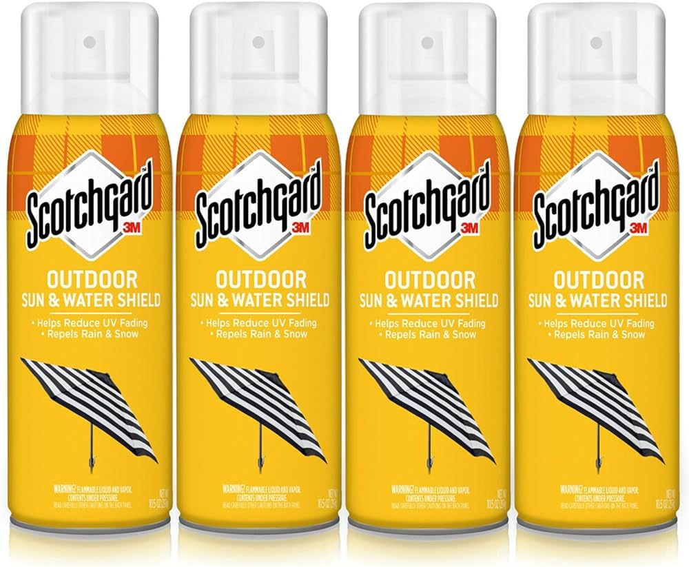 Scotchgard Outdoor Water & Sun Shield Fabric Spray, Water Repellent Spray for Spring and Summer O... | Amazon (US)