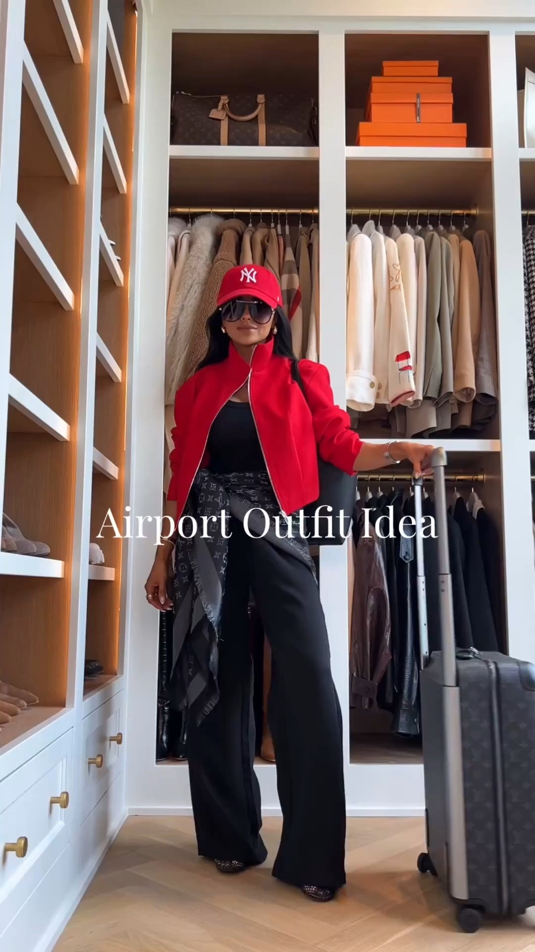 Amazon airport outfit
Zara red bomber jacket 
Amazon the lodge pants back in stock

#LTKOver40 #LTKTravel #LTKmomlife
