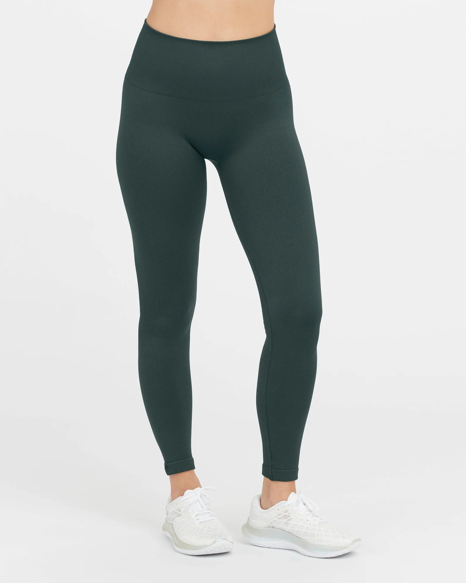 Seamless Sculpt Chevron Ribbed Leggings | Spanx