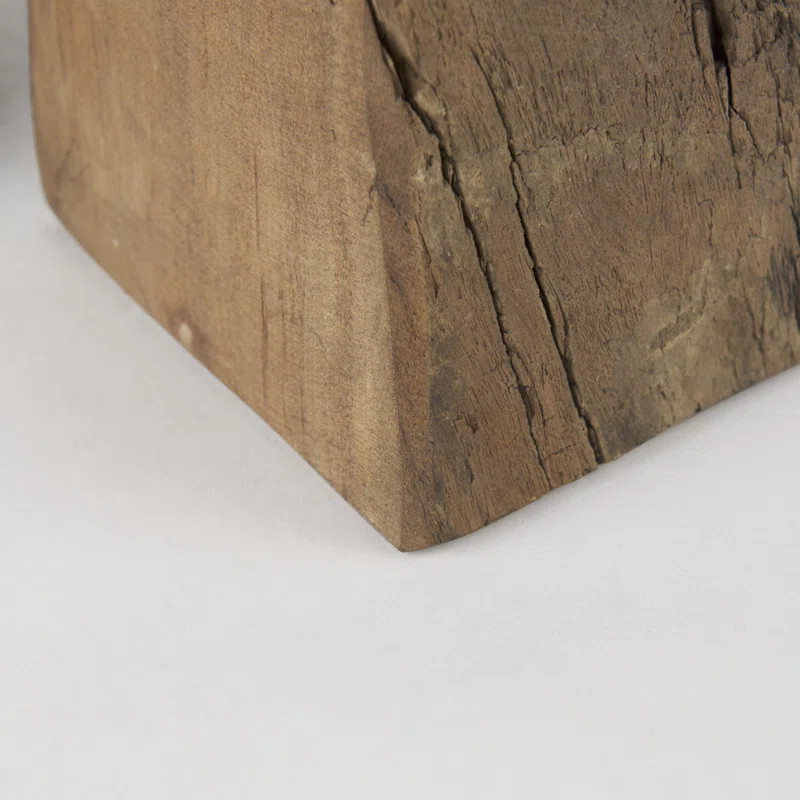 Chance Wood Non-Skid Bookends | Wayfair North America