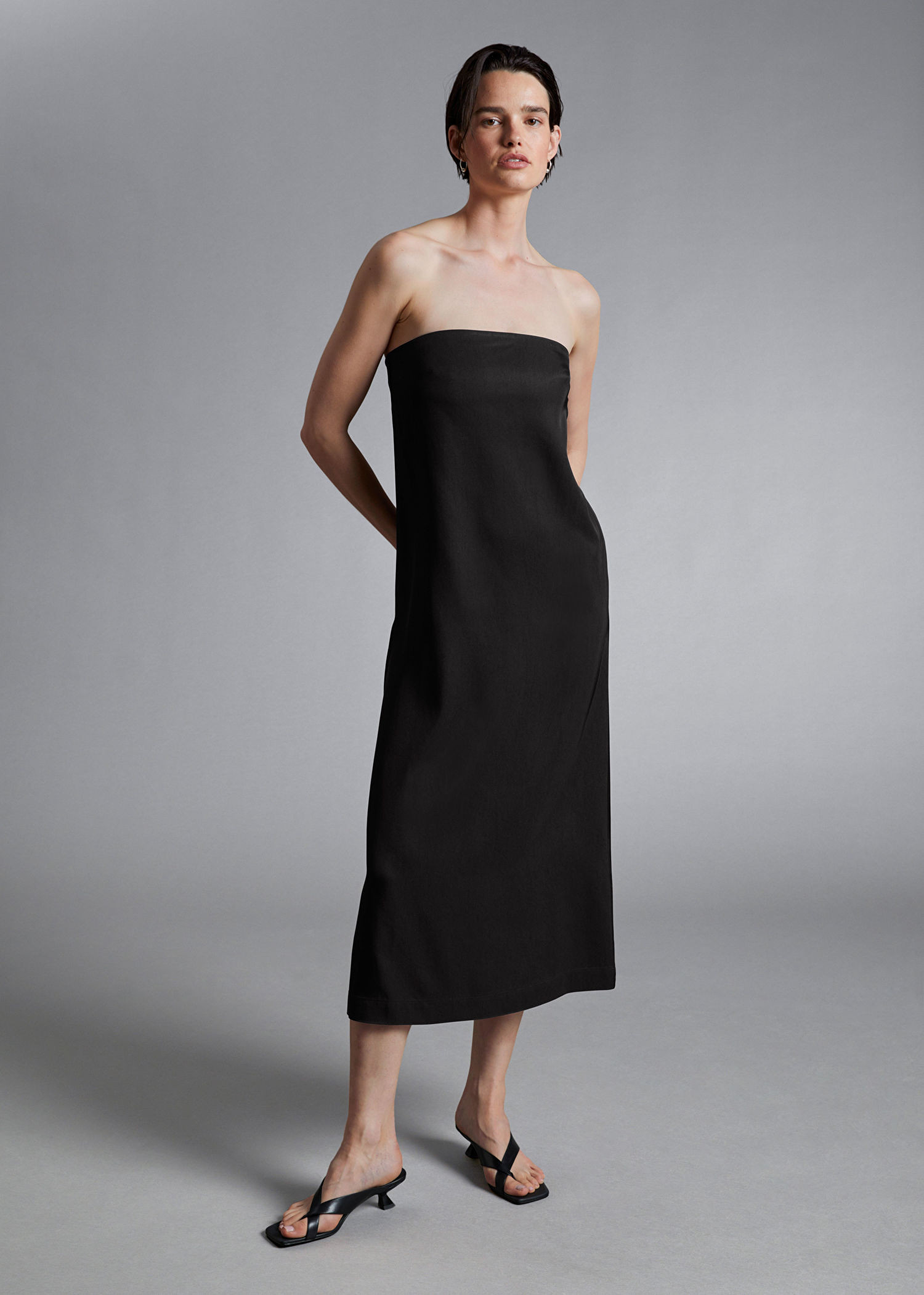 Strapless Bustier Midi Dress | & Other Stories US