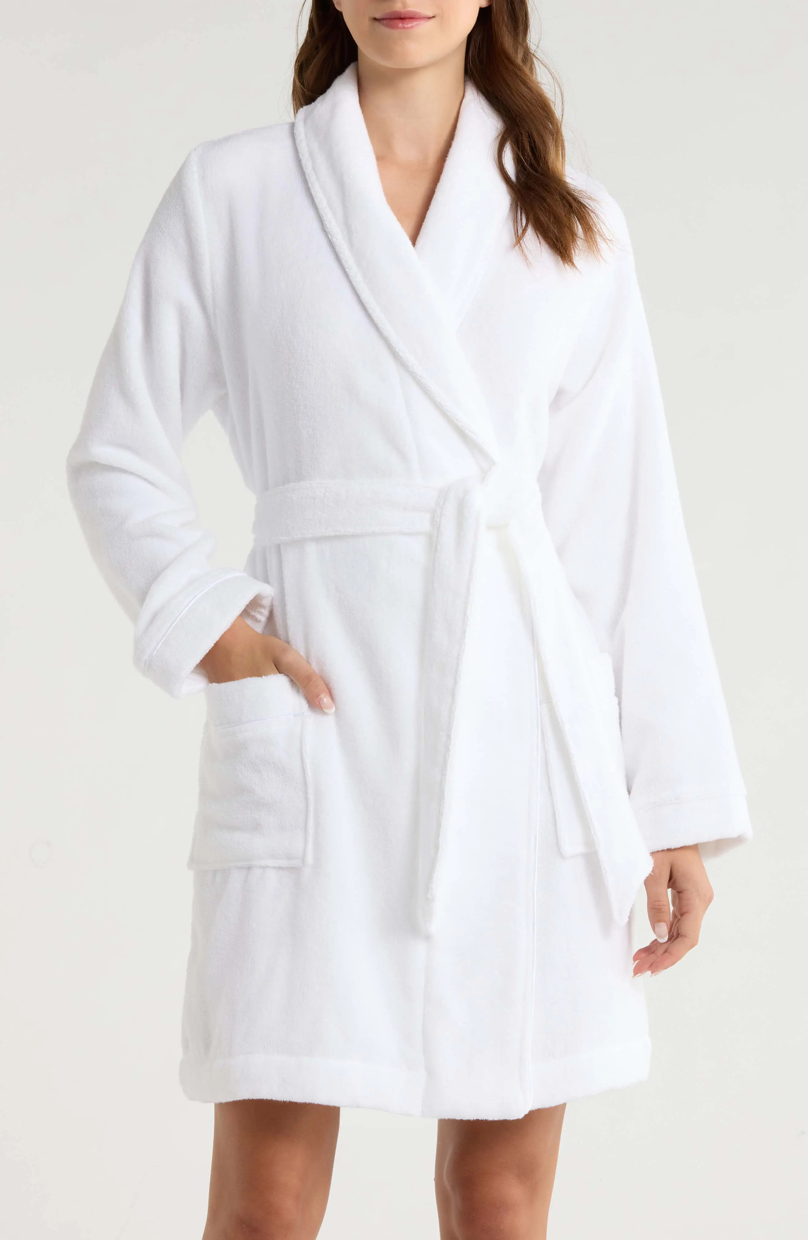 Short Hydro Cotton Terry Robe (Women) | Nordstrom | Nordstrom