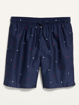 Printed Swim Trunks for Men --7-inch inseam | Old Navy (US)