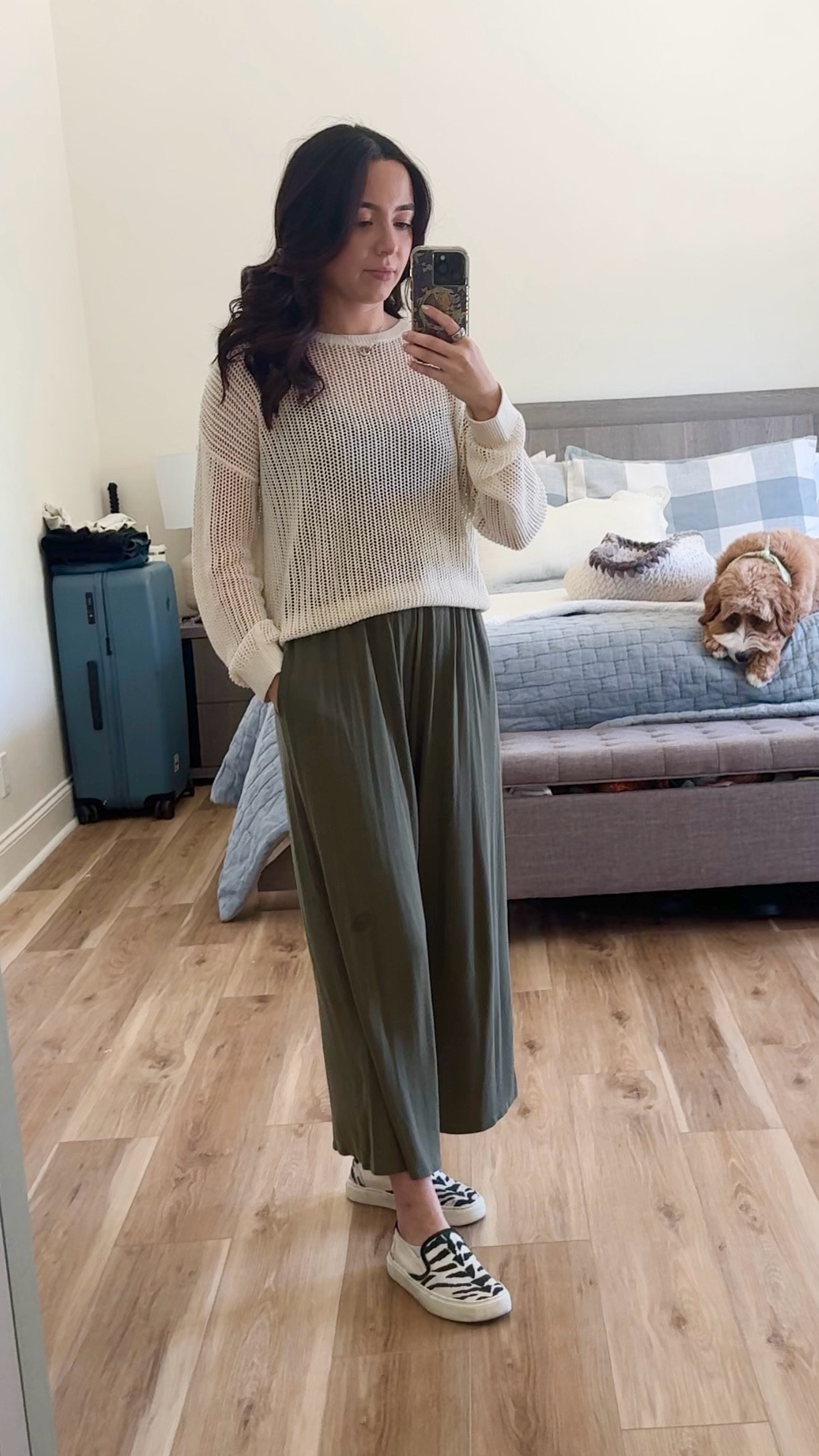 Went to brunch in this green jumpsuit, and I layered it with a sheer knit sweater for a soft, spring vibe! Finished it off with my zebra sneakers because why not add a little fun? Everything’s linked! 

#LTKSeasonal #LTKShoeCrush #LTKStyleTip