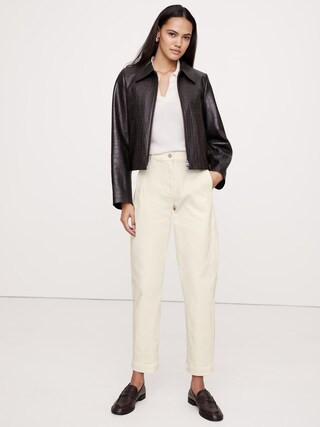 The Weekender Barrel-Leg Pant | Banana Republic (CA)