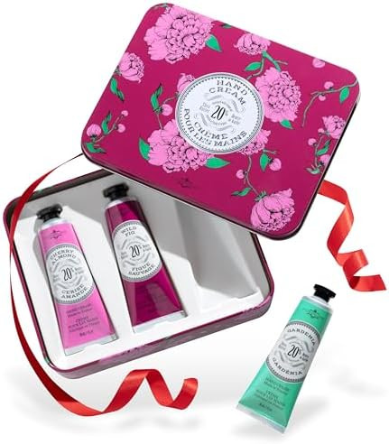 La Chatelaine Hand Cream Gift Set for Women, Hand Lotion for dry cracked hands, Travel Size, Natu... | Amazon (US)