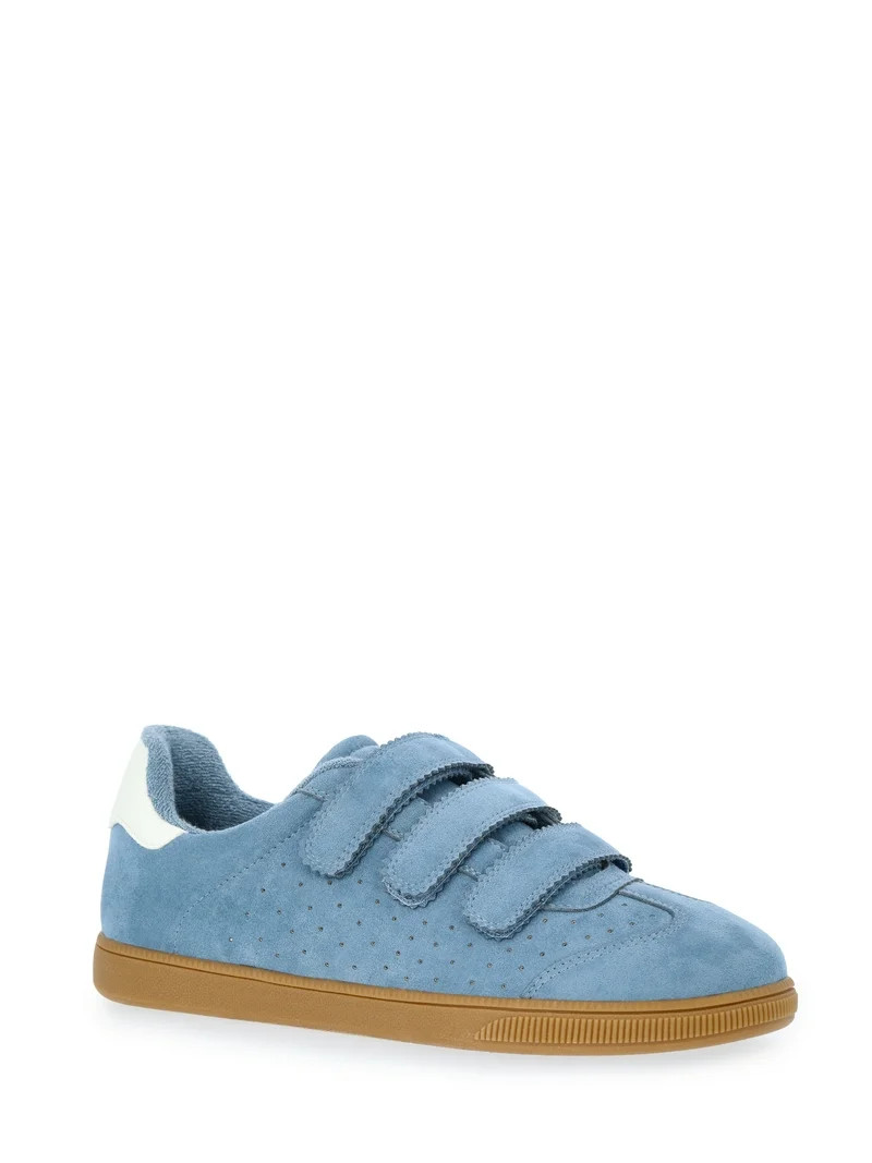 Madden NYC Women's Faux Suede Triple Strap Sneakers | Walmart (US)